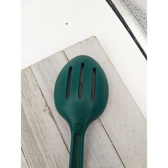 Vintage Ultratemp Slotted Serving Spoon Green Robinson - Picture 5 of 9
